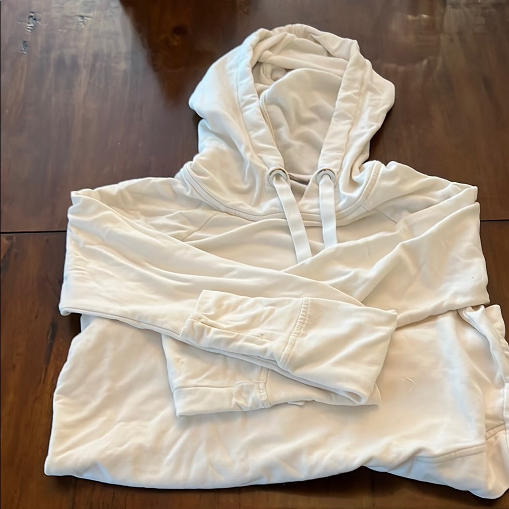 Athleta Cream Hoodie